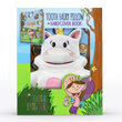 Load image into Gallery viewer, Pink and White unicorn tooth fairy pillow gift set with tooth fairy book