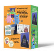 Load image into Gallery viewer, back of box with Blue tooth pillow in gift box with book