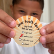Load image into Gallery viewer, boy with substitooth for lost tooth for when you can't find your tooth