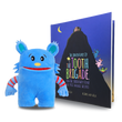 Load image into Gallery viewer, blue tooth pillow with adventure book