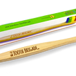 Load image into Gallery viewer, bamboo toothbrush single rainbow soft nylon bristles