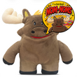 Load image into Gallery viewer, Plush moose toy with a speech bubble featuring 'Nom-Noms' branding on a white background
