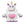 Load image into Gallery viewer, pink and white unicorn tooth fairy pillow
