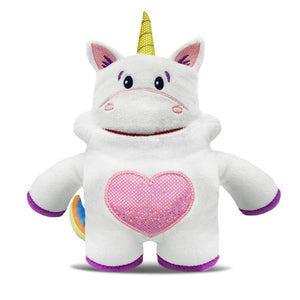 pink and white unicorn tooth fairy pillow