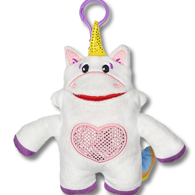 Sprinkles Unicorn Charm Backpack Clip on