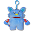 Load image into Gallery viewer, Blue Monster Bag Charm Backpack Clip on
