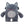 Load image into Gallery viewer, Ghouly Gizmo Cat Tooth Fairy Pillow front view 2
