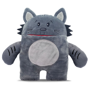 Ghouly Gizmo Cat Tooth Fairy Pillow front view 2