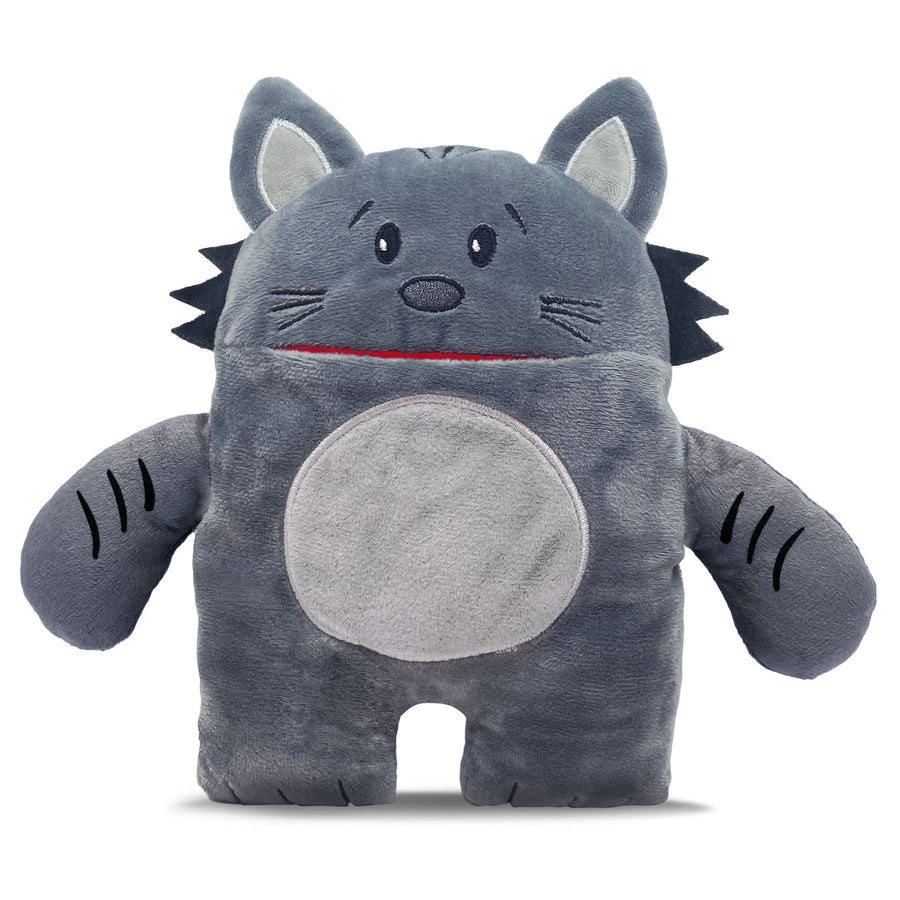 Ghouly Gizmo Cat Tooth Fairy Pillow front view 2