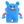 Load image into Gallery viewer, blue tooth pillow monster
